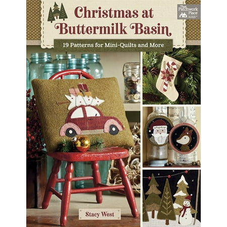 Christmas Pattern Book - Christmas at Buttermilk Basin: 19 Patterns for Mini-Quilts and More (Paperback)