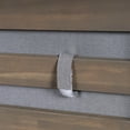 thumbnail image 6 of GDF Studio Emmory Indoor Acacia Wood Right Sided Sofa with Cushions, Gray, 6 of 9