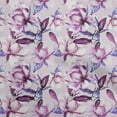 thumbnail image 1 of oneOone Cotton Silk Purple Fabric Florals Sewing Material Print Fabric By The Yard 42 Inch Wide, 1 of 1