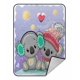thumbnail image 1 of ABPHQTO Dos koalas con sombreros Manta de forro polar Manta de forro polar 145x200 cm, 1 of 1