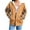 Orange, variant on HongQid Women's Casual Color Block Long Sleeve Zip Up Hooded Sweatshirt Lightweight Hoodies Jacket with Pocket