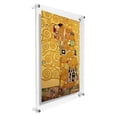 thumbnail image 1 of B&NN Double Panel Floating Clear Acrylic Wall Mount Sign Frame Certificate Frame Wall Photo or Document Frame (8x10), 1 of 4