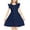 Navy, variant on Arshiner Girls' Dresses Sleeveless Casual Midi Sundress for School Apparel