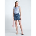 thumbnail image 2 of Scoop Women's Denim Skort, Sizes 0-18, 2 of 5