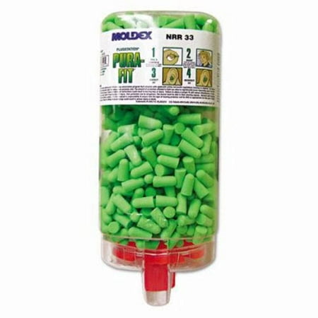 Mlx 6845 Pura-Fit PlugStation Earplug Dispenser, Cordless - Bright Green