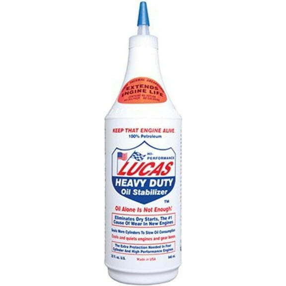 Lucas Oil Heavy Duty Oil Stabilizer - Universal Automotive Additive - 32 Ounces