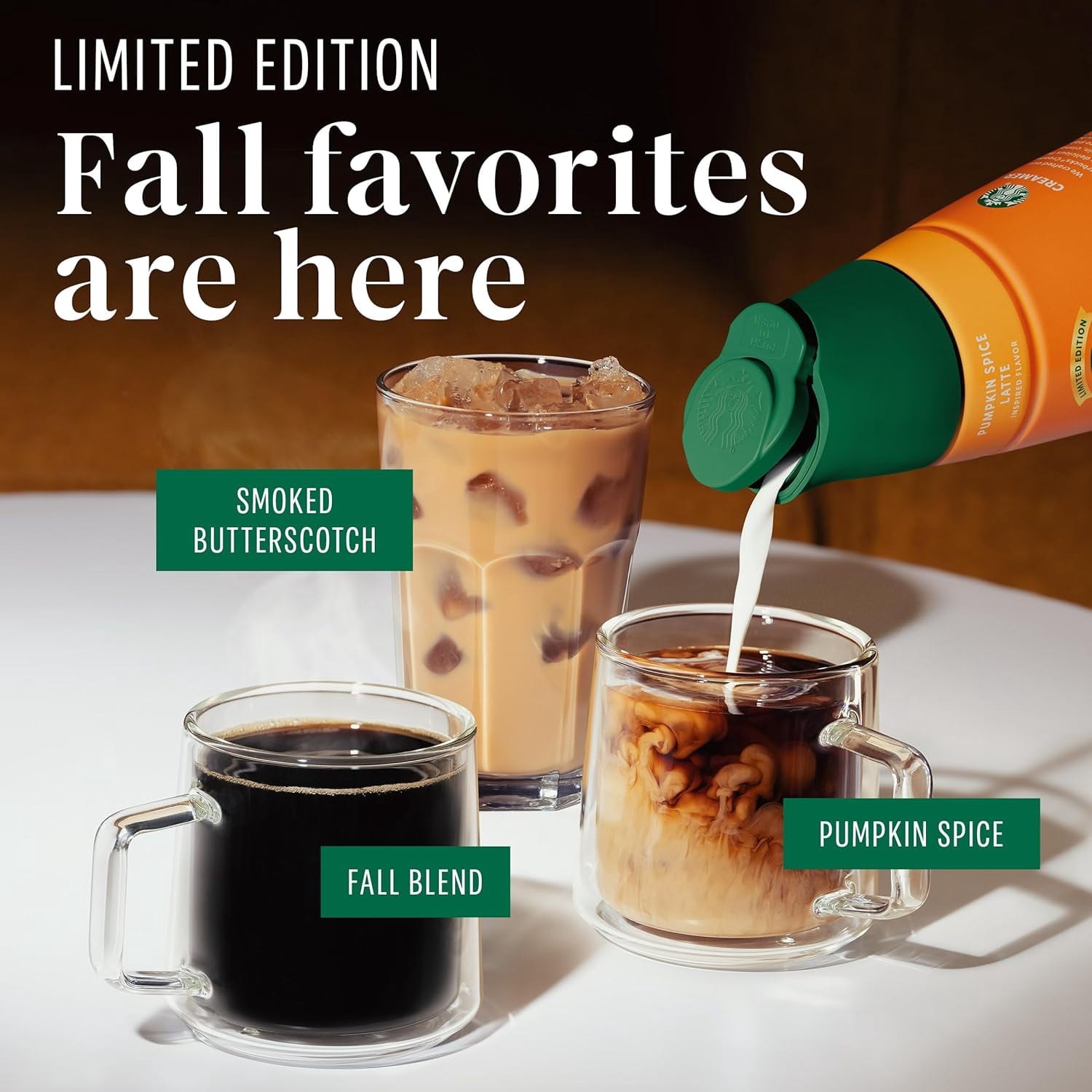 Starbucks K-Cup Coffee Pods, Pumpkin Spice Flavored for Keurig Coffee Makers, 100% Arabica, Limited Edition, 1 Box (22 Pods)