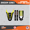 thumbnail image 2 of Kalair GFX Graphics Kit for Honda CRF80 (2011-2016) Division Series, 2 of 5