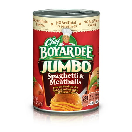 UPC 064144042135 product image for Chef Boyardee Jumbo Spaghetti and Meatballs  Microwave Pasta  14.5 Oz | upcitemdb.com