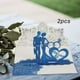 thumbnail image 4 of Tarjetas De Boda Con Purpurina Con Sobre Para Fiesta, Boda, Compromiso, Aniversario. Sunnimix Tarjetas de invitación de boda, 4 of 8
