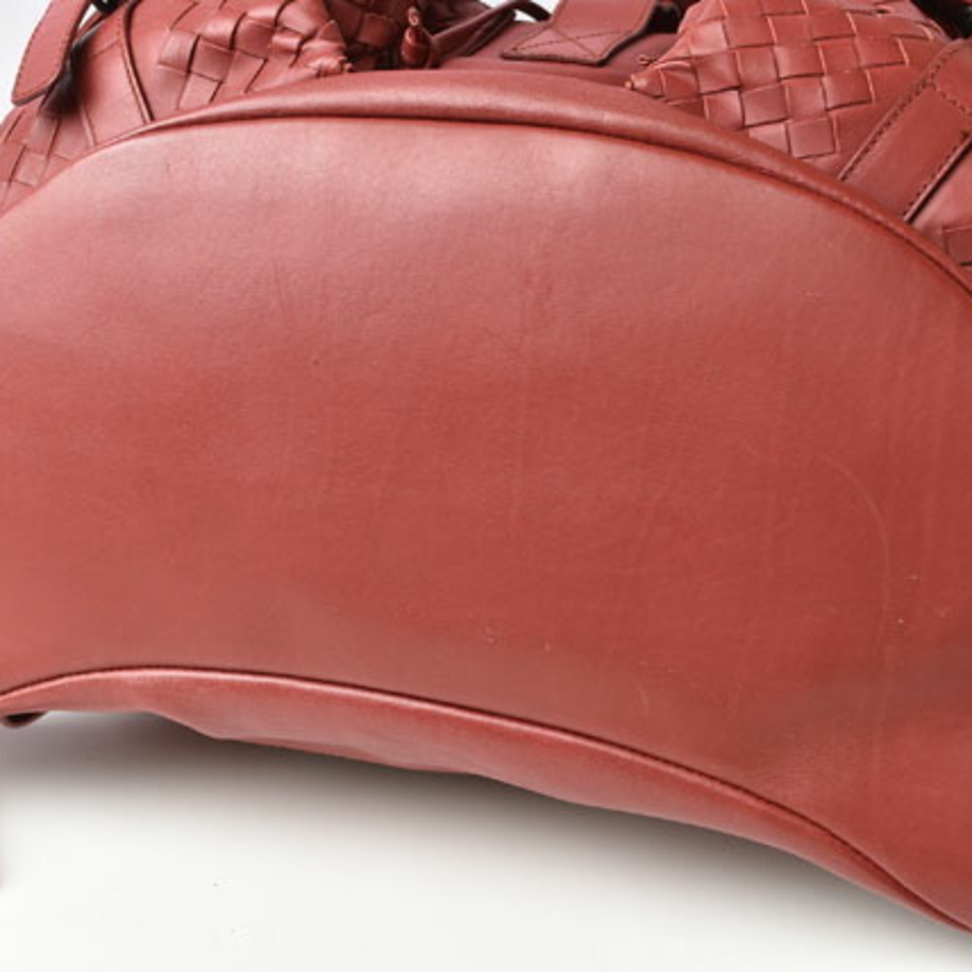 BOTTEGA VENETA Red Leather Intrecciato Backpack Leather backpack Bottega Veneta Red in Leather - 54634992 main image 3