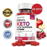G6 Keto Extreme ACV Gummies 2000mg Dietary Supplement 60 Gummys