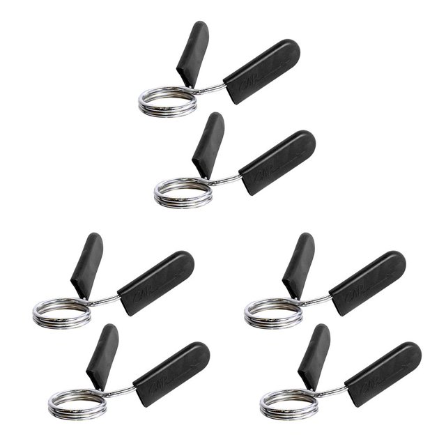Eigraketly 2 uds., Abrazaderas de resorte para barra, entrenamiento, levantamiento de pesas, fitness, liberación rápida, barra de pesas, cierres, clips, Type7 NO7 Eigraketly CBP109256