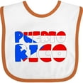 thumbnail image 3 of Inktastic Puerto Rico Flag in Text Boys or Girls Baby Bib, 3 of 4