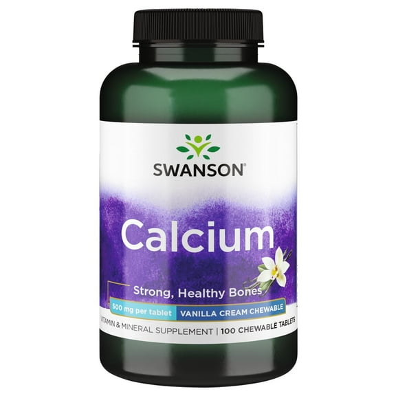 SW CALCIUM-VANILLA CREAM 500MG 100 TABS