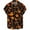 Orange, variant on Mens Shirts Casual Halloween Full Print Casual Plus Size Short Sleeve Lapel Shirts Hawaiian Shirt for Men Orange L