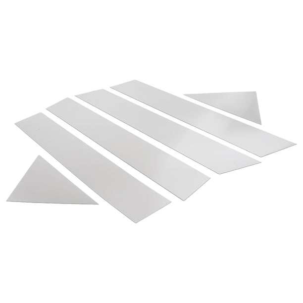 Door Pillar Window Trim - Car Front Rear Left Right Anti Scratch Sticker Pillar Posts - for Dodge Magnum 2005-2008 Plastic Chrome Silver Tone - 6 Pcs