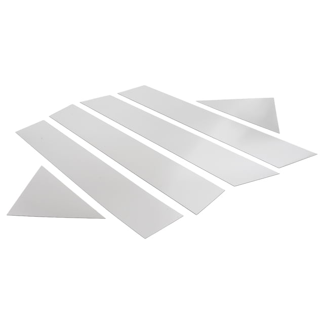 Door Pillar Window Trim - Car Front Rear Left Right Anti Scratch Sticker Pillar Posts - for Dodge Magnum 2005-2008 Plastic Chrome Silver Tone - 6 Pcs