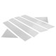 thumbnail image 1 of Door Pillar Window Trim - Car Front Rear Left Right Anti Scratch Sticker Pillar Posts - for Dodge Magnum 2005-2008 Plastic Chrome Silver Tone - 6 Pcs, 1 of 6