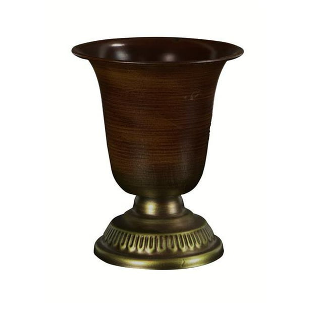 Cheungs 5075 Vase de Table en Bronze avec Base