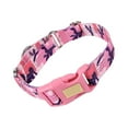 thumbnail image 4 of Dog Collar Adjustable Camouflage Pet Collar with Double D-Ring, Durable Nylon Tactical Dog Neck Strap for Small Medium Large Dogs, Outdoor Training Walking A Size:L, 4 of 5