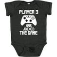 thumbnail image 3 of Inktastic Player 3 Has Joined the Game Boys or Girls Baby Bodysuit, 3 of 5