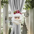 thumbnail image 6 of Dserhfy Christmas Curtain Tieback Buckle Snowman Santa Claus Curtain Holdback Fastener Xmas Window Decoration for Holiday Home Decor, 6 of 8