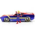 thumbnail image 3 of Coche fundido a presión Jada 1:24 1973 Ford Mustang Mach 1 con figura, 3 of 9