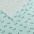 thumbnail image 5 of Comfort Classics Novelty Super Soft Printed Sheet Set, Twin, Aqua, 5 of 8