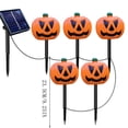 thumbnail image 3 of Qwtwty 5 Pack Halloween Stake String Lights, Solar Pathway Stake Lights for Walkways, Gardens, Lawns, Driveways and Landscape Lighting, 3 of 7