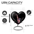 thumbnail image 3 of Yatskia Colorful Saxophone Mini Memorial Keepsake Urns for Human Ashes Adult Mother and Father, Large Funeral Urn for Ashes Adult Mom, (Heart 8 Inch and 3 Inch), 3 of 8