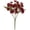 秋红色, variant on Zoxiy Artificial Fall Flowers Arrangements, Realistic Faux Flowers Plants,Seasonal Fall Decorative Flowers, Indoor Outdoor Potted Plant Decor for Home, Porch, Yard and Planter Decoration