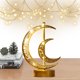 thumbnail image 5 of Lámpara Escritorio Ramadán Half Moon Night Light Atmósfera Lámina LED Batería Metal Powe para Roja, 5 of 9