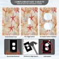thumbnail image 3 of Yayeee Blank Wall Plate Cover 1-Gang 4.5"x2.7" Home Unused Decorative Outlet, Orange Starfish, 3 of 7