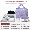 thumbnail image 4 of Gynky Travel Duffle Bag Weekender Bags for Women with Shoe Compartment Carry on Overnight Bag with Toiletry Bag Hospital Bag for Labor and Delivery Weekender Overnight Bag for Trave Sport Hospital, 4 of 8
