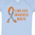 thumbnail image 4 of Inktastic Limb Loss Awareness Prosthetic Leg and Arm Orange Ribbon Boys or Girls Baby Bodysuit, 4 of 5