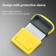 thumbnail image 6 of Hiroekza Slicer, Wolf Tooth Potato Cutting Wave Knife Cutting Potatoes Corrugated Knife Cutting Flower Knife Cutting Carrots Potato Kitchen Gadgets Clearance, 6 of 7