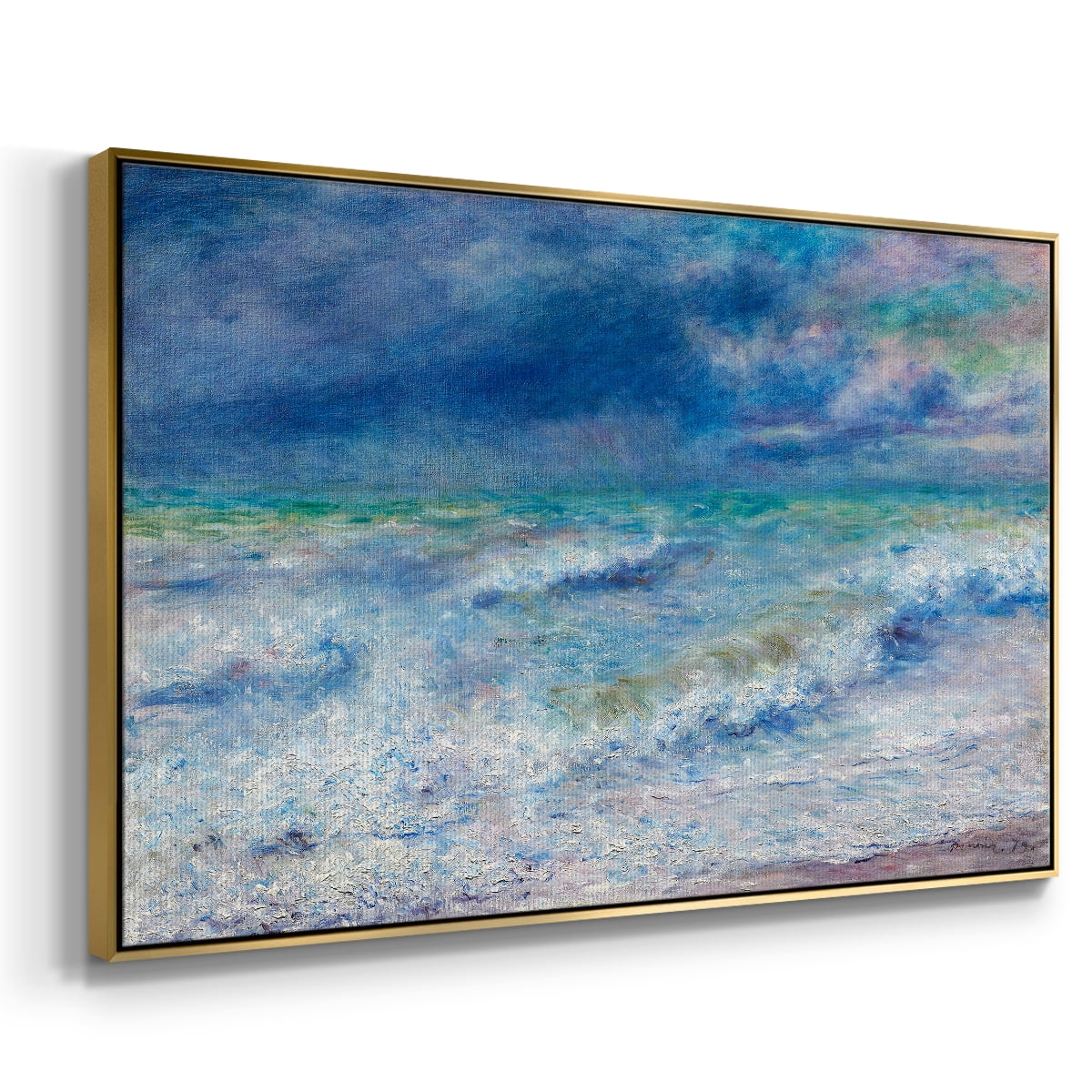 Vintage Landscape-CXIX By Wexford Home Framed in Gold Wood Gallery Wrapped Canvas 17 in. x 25 in.