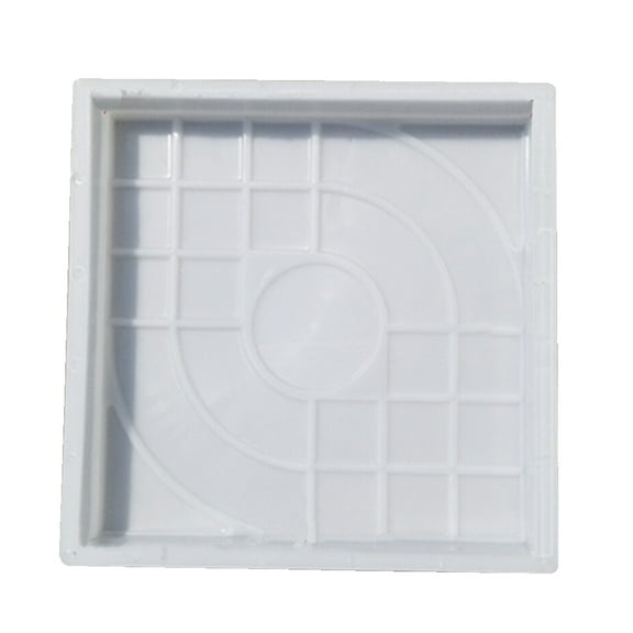 WEUVEB White Concrete Molds for Stepping Stones with Great Workmanship and Easy Cleaning Feature