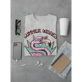 thumbnail image 3 of Summer Wishes Flamingo T-Shirt Men -Smartprints Designs, Male XX-Large, 3 of 4