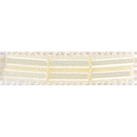 Mill Hill Small Glass Bugle Beads 2.5mmX6mm 3.1g-Cream