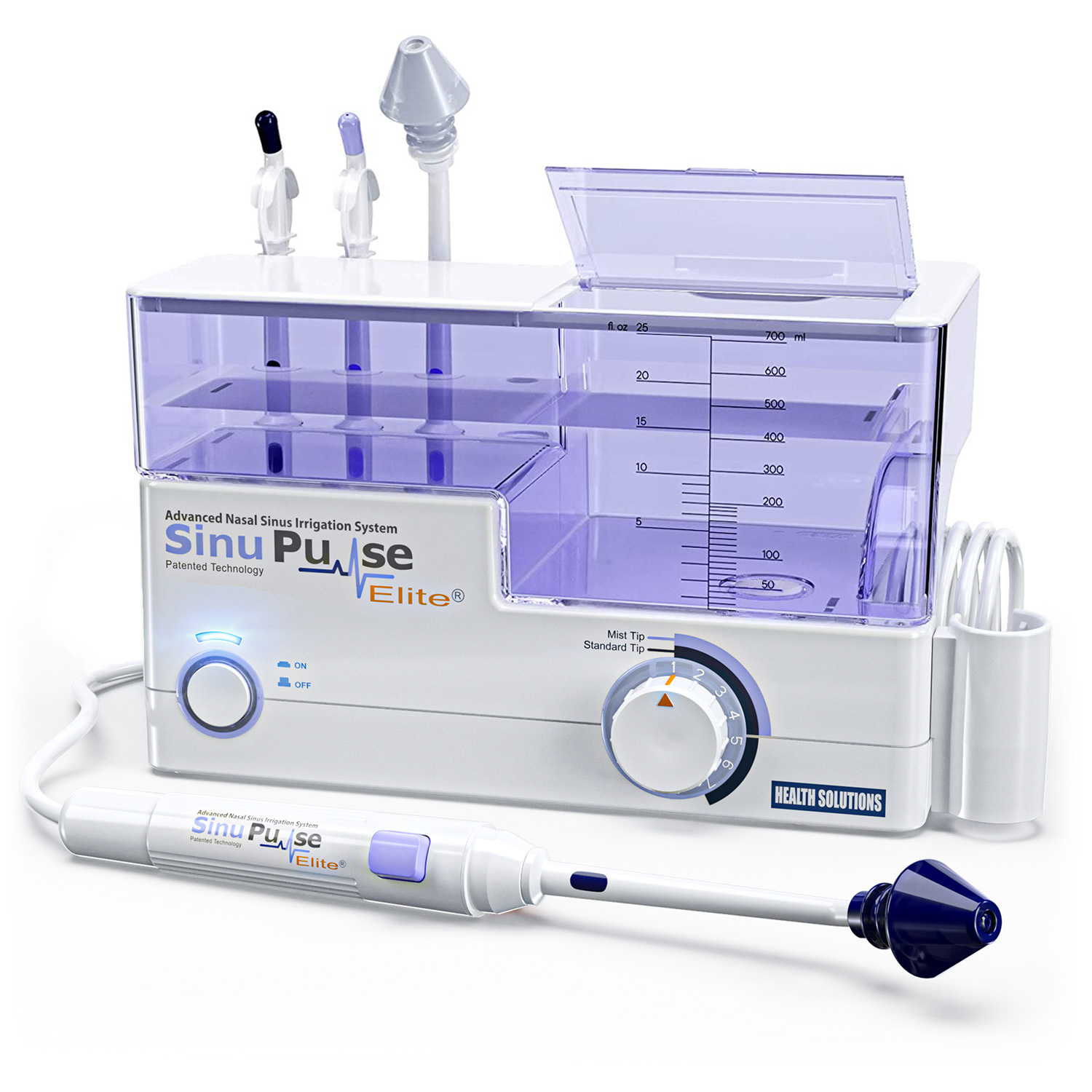 SinuPulse Elite Advanced Nasal Sinus Irrigation System with Bonus eBook by Dr. Robert S. Ivker