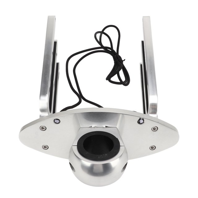 Soporte de torre para wakeboard con ángulo ajustable, soporte de aleación de aluminio pulido para tubos con abrazadera de 1,89, 2,36 y 2,48 pulgadas