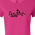 thumbnail image 4 of Inktastic Seattle Skyline Women's T-Shirt, 4 of 5