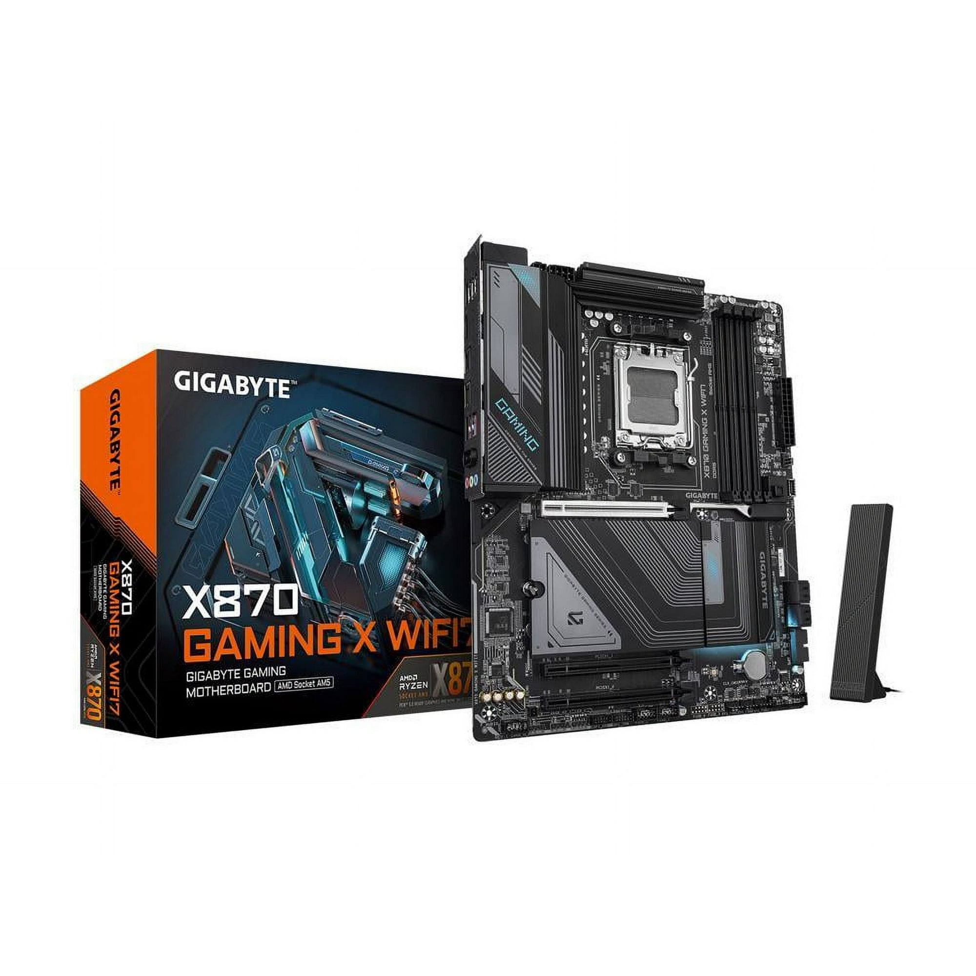 Gigabyte X870 GAMING X WIFI7 Gaming Desktop Motherboard - AMD X870 Chipset - Socket AM5 - ATX (x870gamingxwifi7)