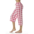 thumbnail image 2 of Just Love 100% Cotton Women Pajama Capri Pants Sleepwear (Pink, Medium), 2 of 3
