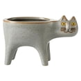 thumbnail image 1 of GROWTH TANK Pot de Fleurs en Céramique Pots de Cactus Vase Gris, 1 of 8