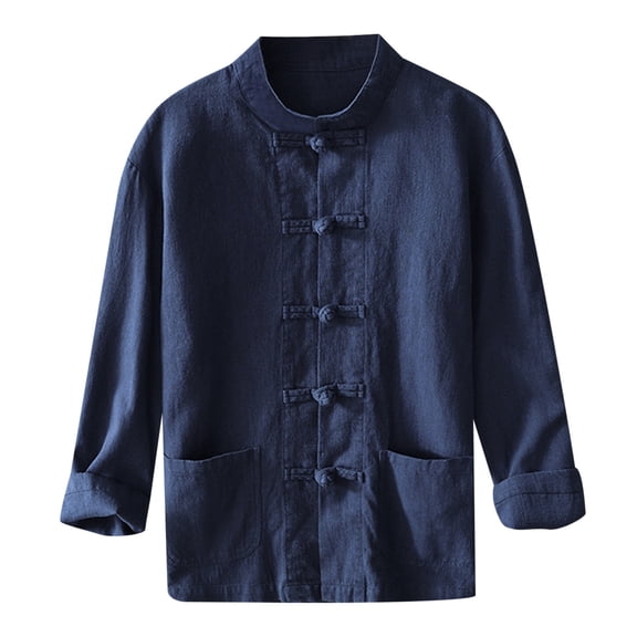 Men's Casual Loose Fit Long Sleeve Solid Shirt Spring Summer Comfortable Breathable Stylish Top Men's Tops T-Shirt Casual Crew Neck Loose