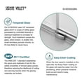 thumbnail image 2 of Serene Valley 60 x 66 Inch Big Roller Sliding Shower Door, Brushed Nickel, 2 of 7