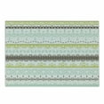 thumbnail image 1 of Green and Brown Cutting Board, Geometrical Half Circles Lines Curves Floral Design, Decorative Tempered Glass Cutting and Serving Board, Small Size, Yellow Green Mint Green, by Ambesonne, 1 of 1